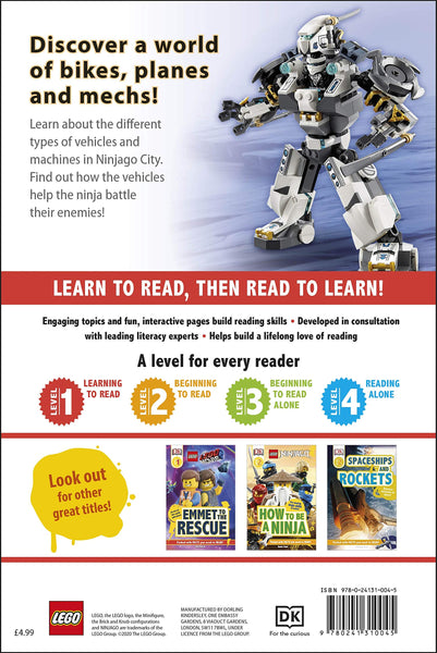 DK Readers Level  # 1 : LEGO NINJAGO : Ninja in Action! - Hardback