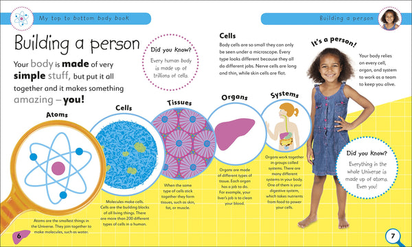 My Top to Bottom Body Book: What Makes a Happy, Healthy Body and What Makes You? - Hardback