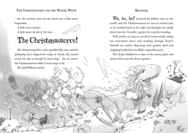 The Christmasaurus and the Winter Witch - Hardback