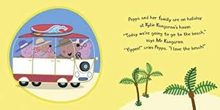 Peppa Pig : Peppa at the Beach - Board Book - Kool Skool The Bookstore