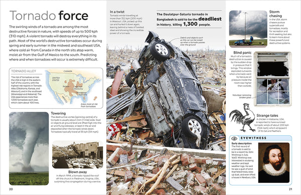 DK Eyewitness : Hurricane and Tornado - Hardback
