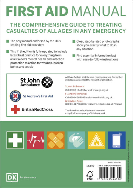 First Aid Manual 11th Edition - Flexibound