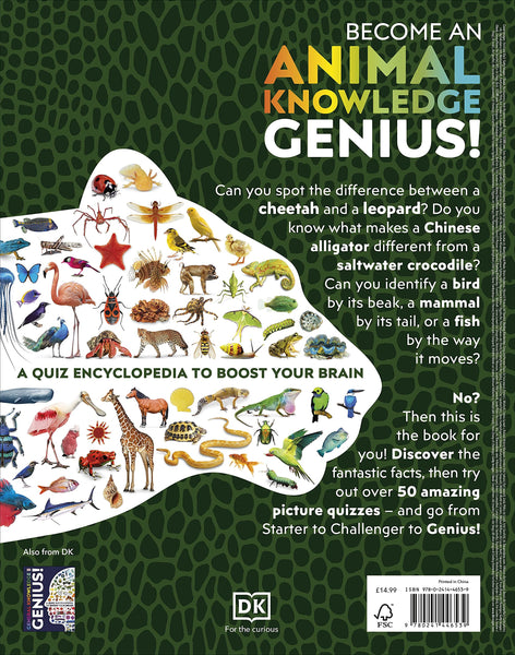 Animal Knowledge Genius!: A Quiz Encyclopedia to Boost Your Brain - Hardback