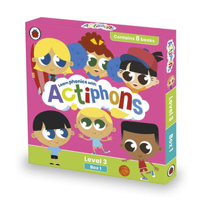 Actiphons Level 3 Box 1 : Books 1-8 : Learn phonics and get active with Actiphons! - Paperback