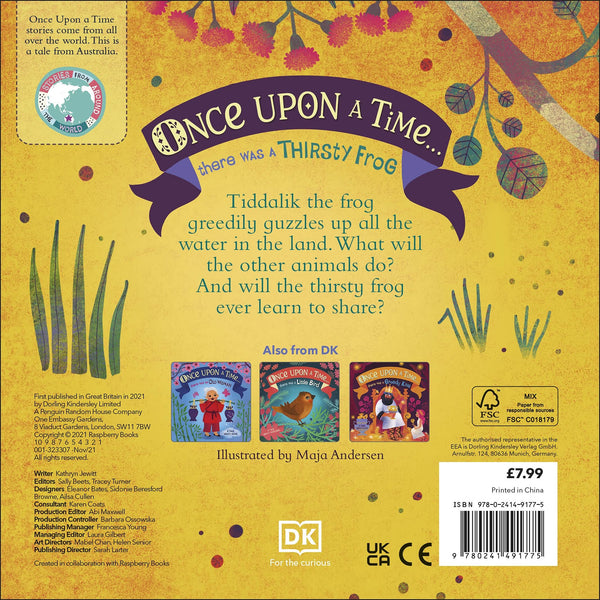 Once Upon A Time... there was a Thirsty Frog: A Tale About Sharing - Board Book