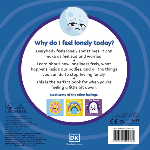 I Feel Lonely - Board Book