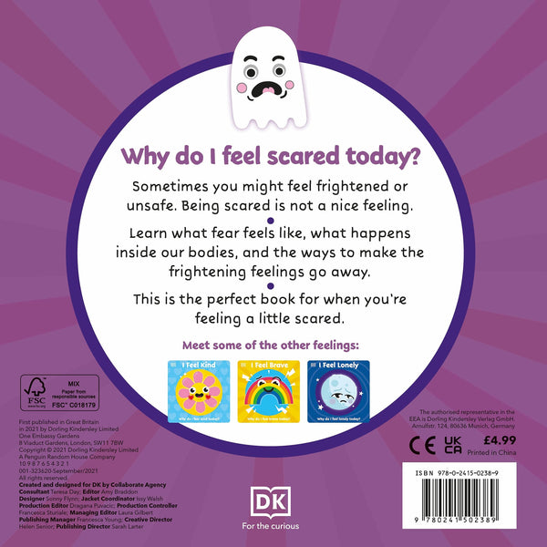 I Feel Scared - Board Book