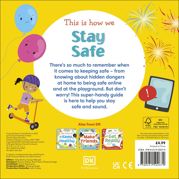 This Is How We Stay Safe: For Little Kids Going To Big School - Board Book