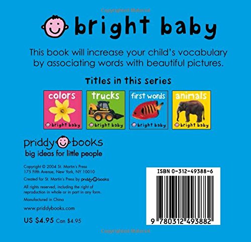 Bright Baby First Words - Board book
