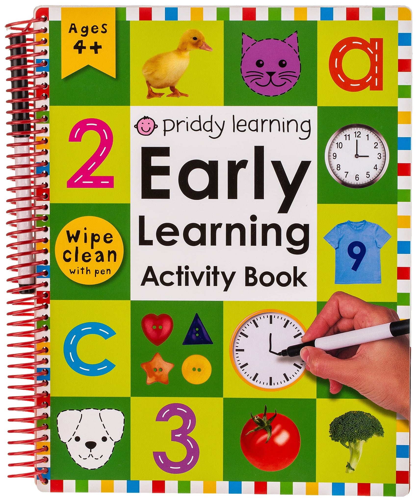 Pridy Learning : Early Learning Activity Book (Wipe Clean Activity Books) - Spiral-bound