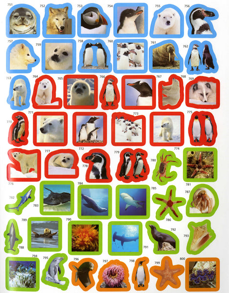 1000 Animal Stickers - Paperback