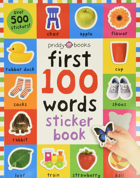 First 100 Stickers: Words: Over 500 Stickers - Paperback
