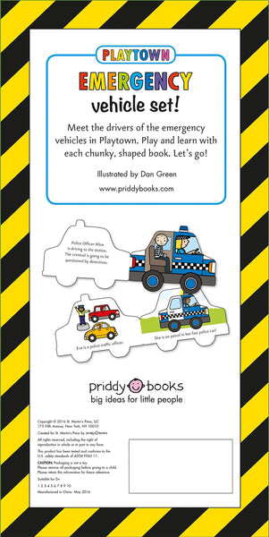 Playtown Chunky Pack : Emergency (Chunky 3 Pack) - Board book