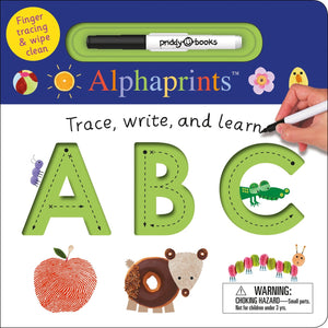 Alphaprints: Trace, Write, and Learn ABC - Board book