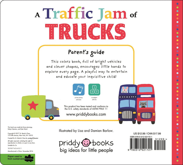 Picture Fit Board Books: A Traffic Jam of Trucks (Large) - Board Book