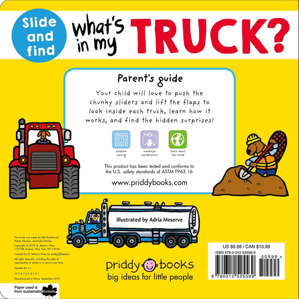 What's in My Truck?: A Slide and Find Book - Board Book