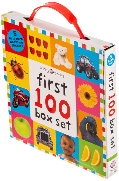 First 100 PB Box Set (Set of 5 Books): First 100 Words; First 100 Animals; First 100 Trucks and Things That Go; First 100 Numbers; First 100 Colors, ABC, Numbers - Paperback