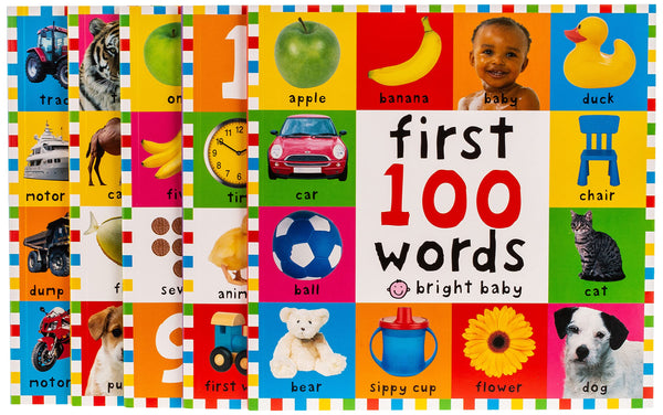 First 100 PB Box Set (Set of 5 Books): First 100 Words; First 100 Animals; First 100 Trucks and Things That Go; First 100 Numbers; First 100 Colors, ABC, Numbers - Paperback