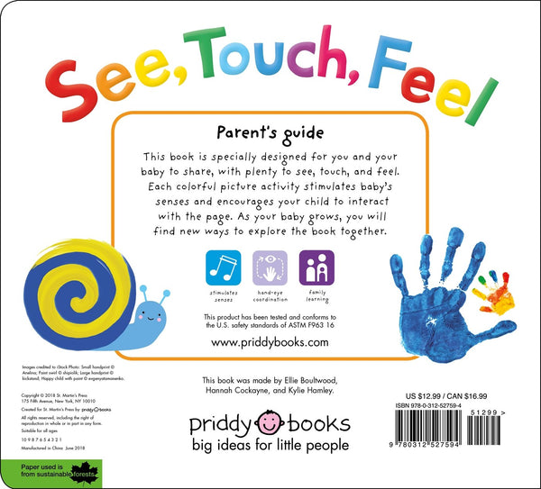 See, Touch, Feel: A First Sensory Book - Board Book - Kool Skool The Bookstore