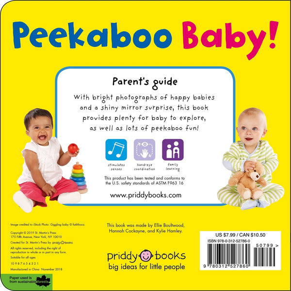 Baby Can Do : Peekaboo Baby : with a fun mirror surprise - Board book