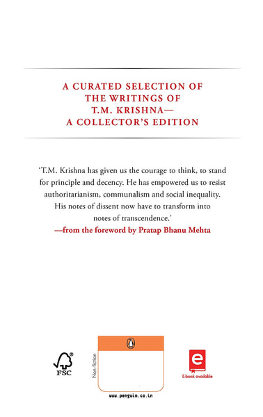 Spirit of Enquiry, The: Notes of Dissent - Hardback
