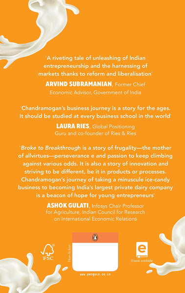 Broke to Breakthrough : The Rise of India's Largest Private Dairy Company - Hardback