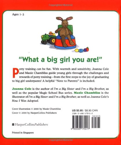 MY BIG GIRL POTTY - Hardcover