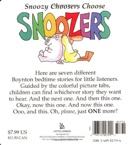 Snoozers: 7 Short Short Bedtime Stories for Lively Little Kids - Boardbook