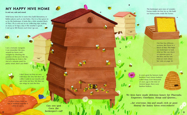 The Secret Life of Bees: Meet the bees of the world, with Buzzwing the honeybee - Hardback