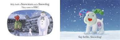 The Snowman and the Snowdog Finger Puppet Book - Board Book