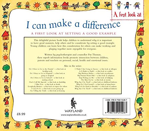 A First Look At : I Can Make a Difference - Paperback