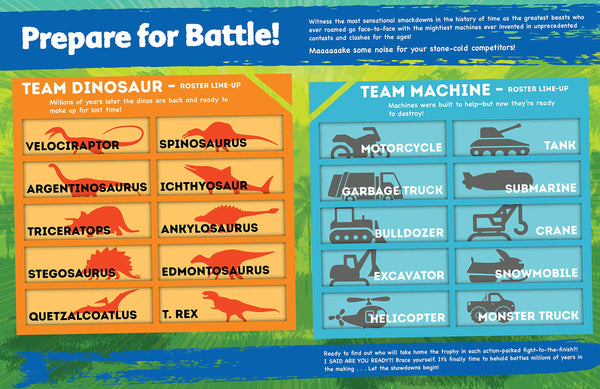 Dinos vs. Machines: 10 Teeth-Baring, Gear-Yanking Showdowns - Hardback