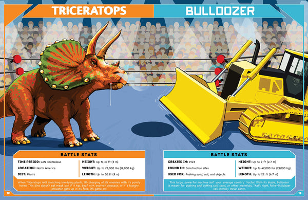 Dinos vs. Machines: 10 Teeth-Baring, Gear-Yanking Showdowns - Hardback