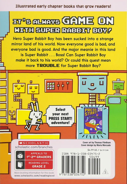 Press Start! # 4 : Super Rabbit Boy vs. Super Rabbit Boss! - Paperback