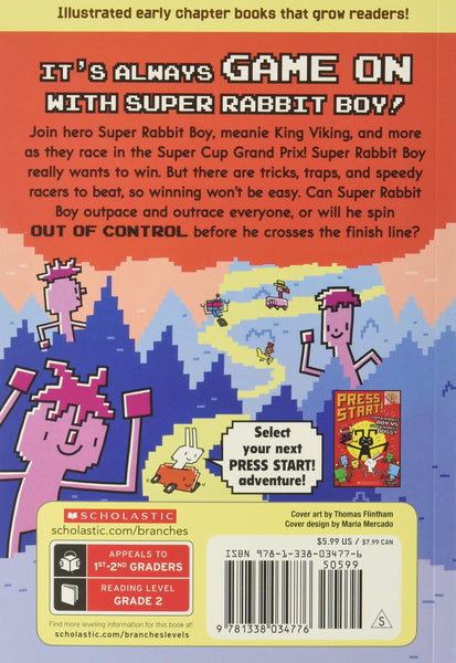 Press Start! #3 : Super Rabbit Racers! - Paperback