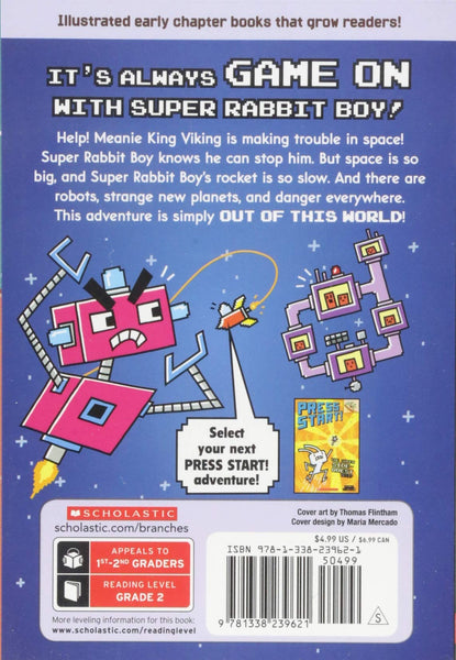 Press Start! # 5 : Super Rabbit Boy Blasts Off! - Paperback