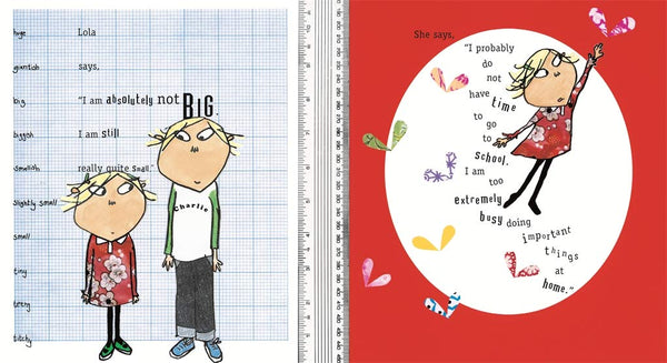 Charlie and Lola: I Am Too Absolutely Small For School - Board Book