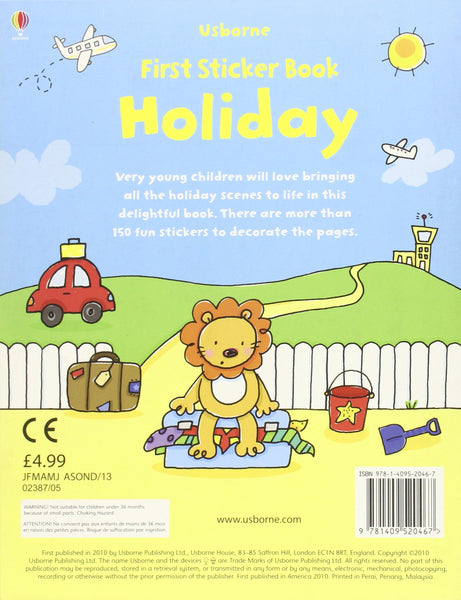First Sticker Book : Holiday - Paperback