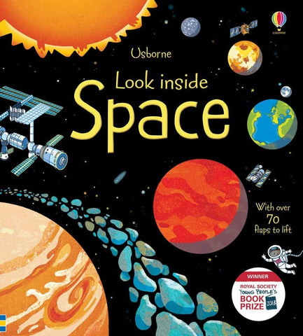 Usborne Lift the Flap : Look Inside Space - Kool Skool The Bookstore