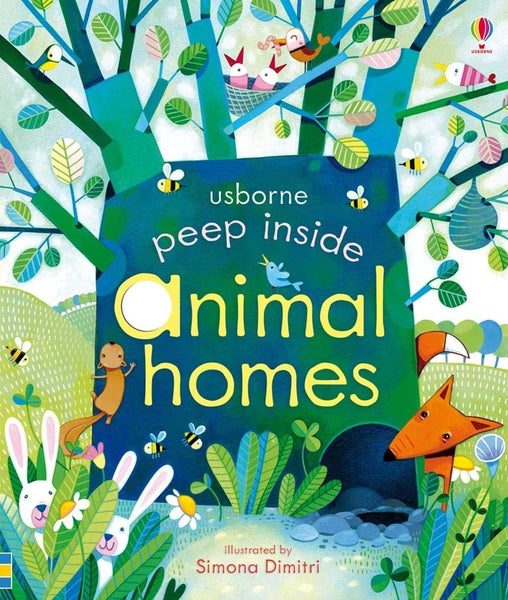Peep Inside : Animal Homes - Hardback