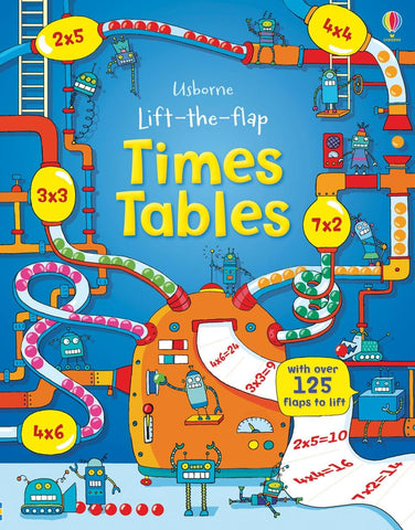 Usborne Lift the Flap Times Tables Book - Kool Skool The Bookstore