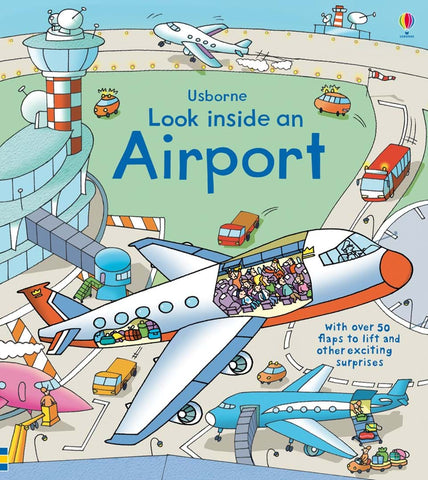 Usborne Lift the Flap : Look Inside an Airport - Kool Skool The Bookstore