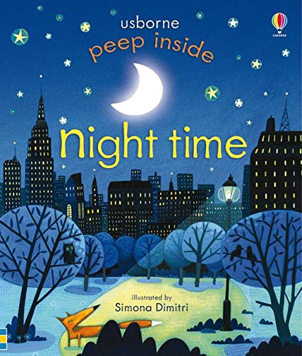 Usborne Peep Inside Night Time - Hardback