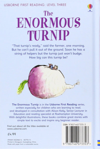 Usborne First Reading Level 3 : The Enormous Turnip - Paperback