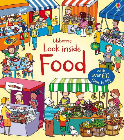 Usborne Lift the Flap : Look Inside Food - Kool Skool The Bookstore