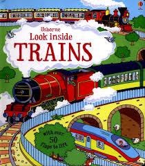 Usborne Lift the Flap : Look Inside Trains - Kool Skool The Bookstore