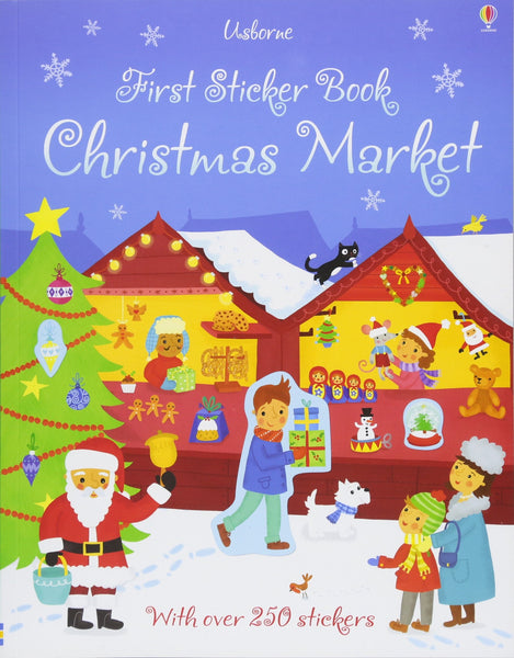 First Sticker Book Christmas Market - Paperback