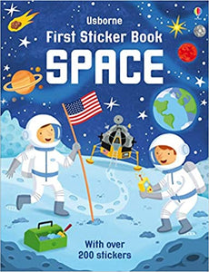 First Sticker Book Space - Paperback