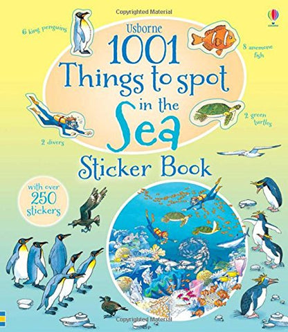 1001 Things To Spot In The Sea Sticker Book - Paperback