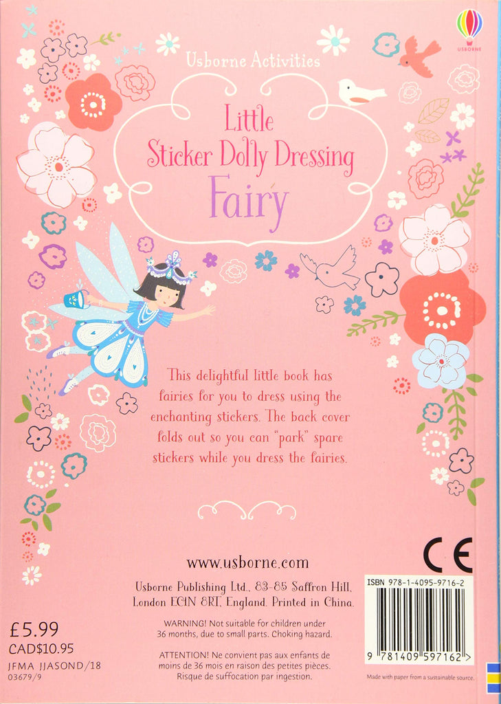 Usborne : Little Sticker Dolly Dressing Fairy - Paperback Usborne : Little Sticker Dolly Dressing Fairy - Paperback
